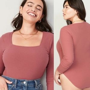 Old Navy Women's Bodysuit in Mauve